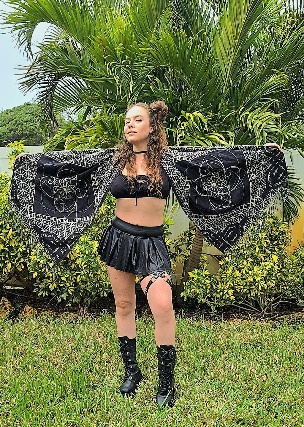 Eternal Legacy Rave Pashmina - Festival Shawl - by PLURfect Studios