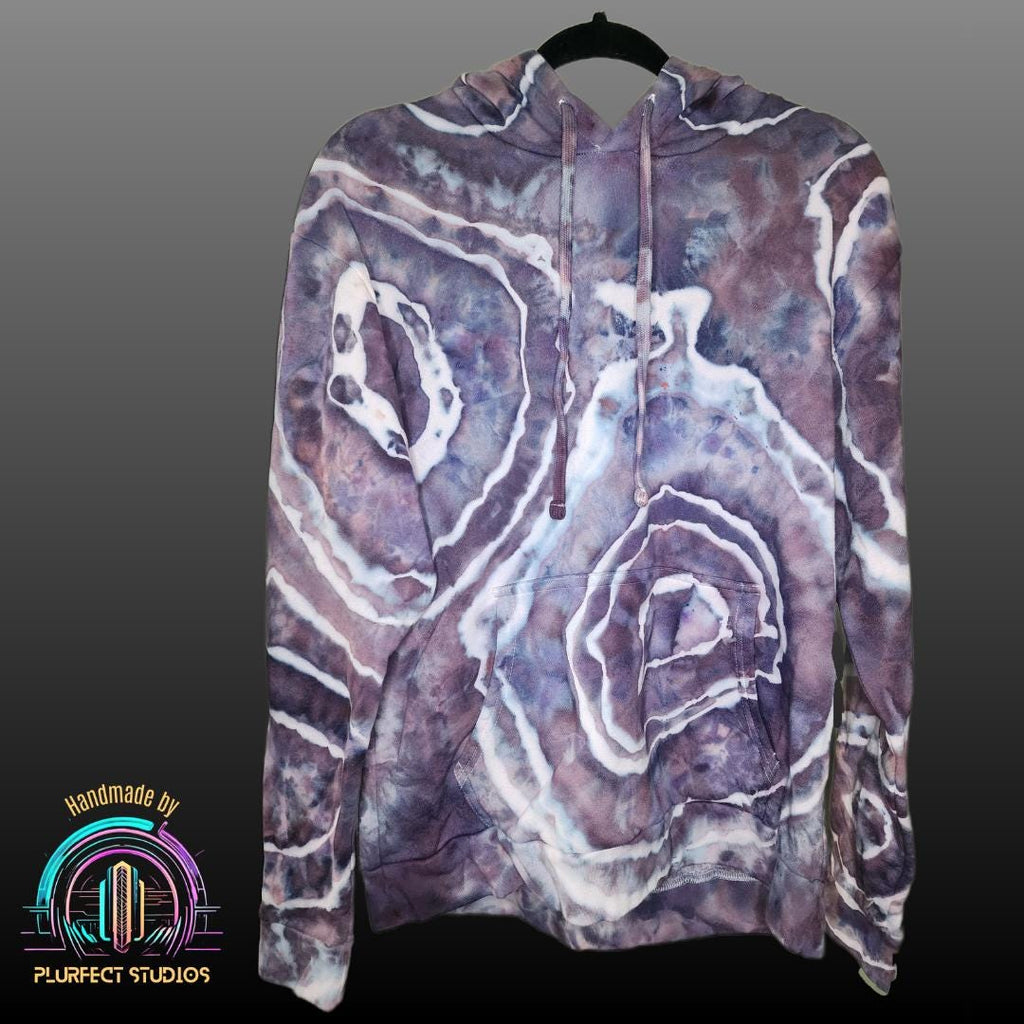 Purple Amethyst Geode Tie Dye Hoodie & Sweatpants Set