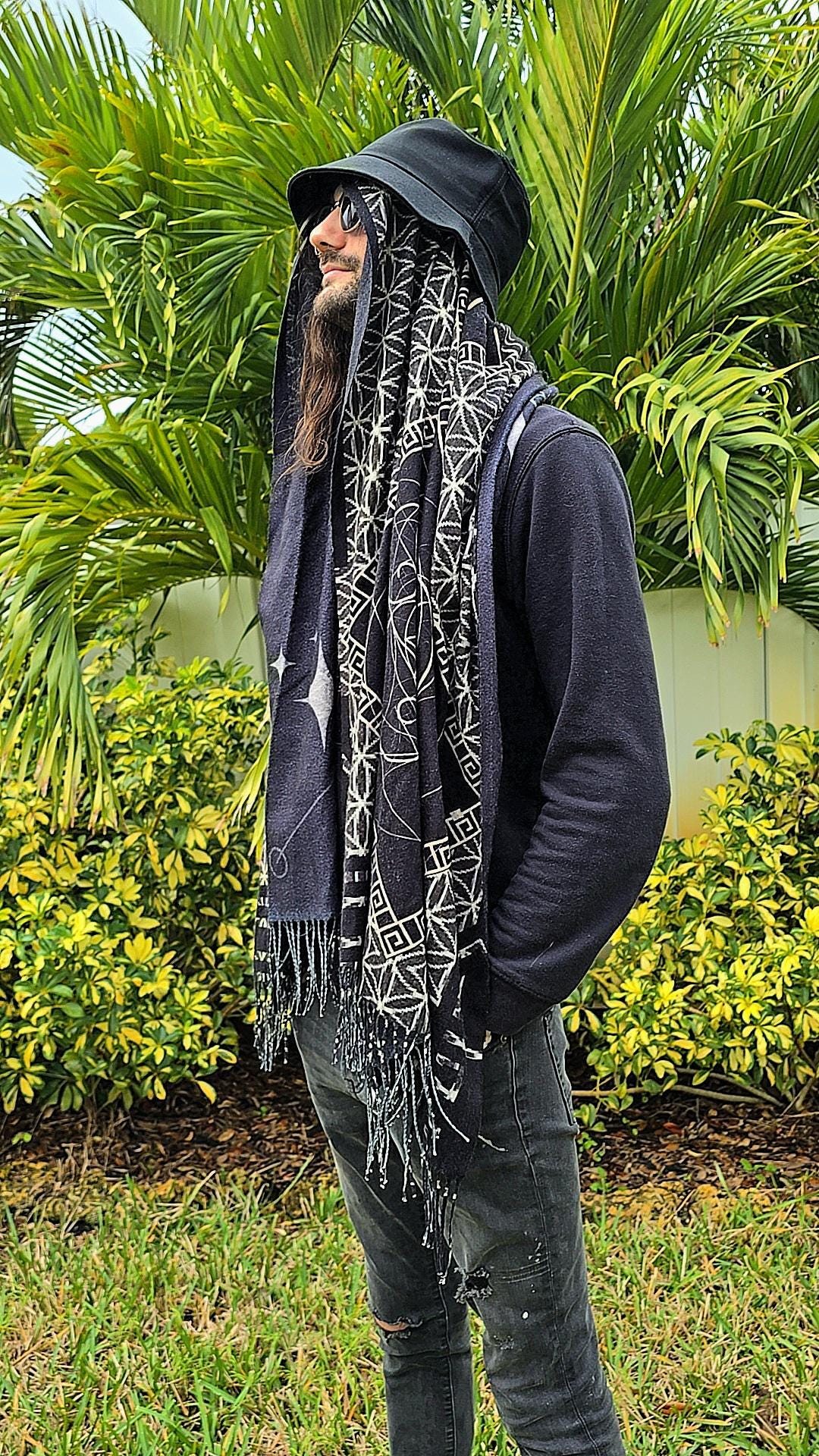 Eternal Legacy Rave Pashmina - Festival Shawl - by PLURfect Studios