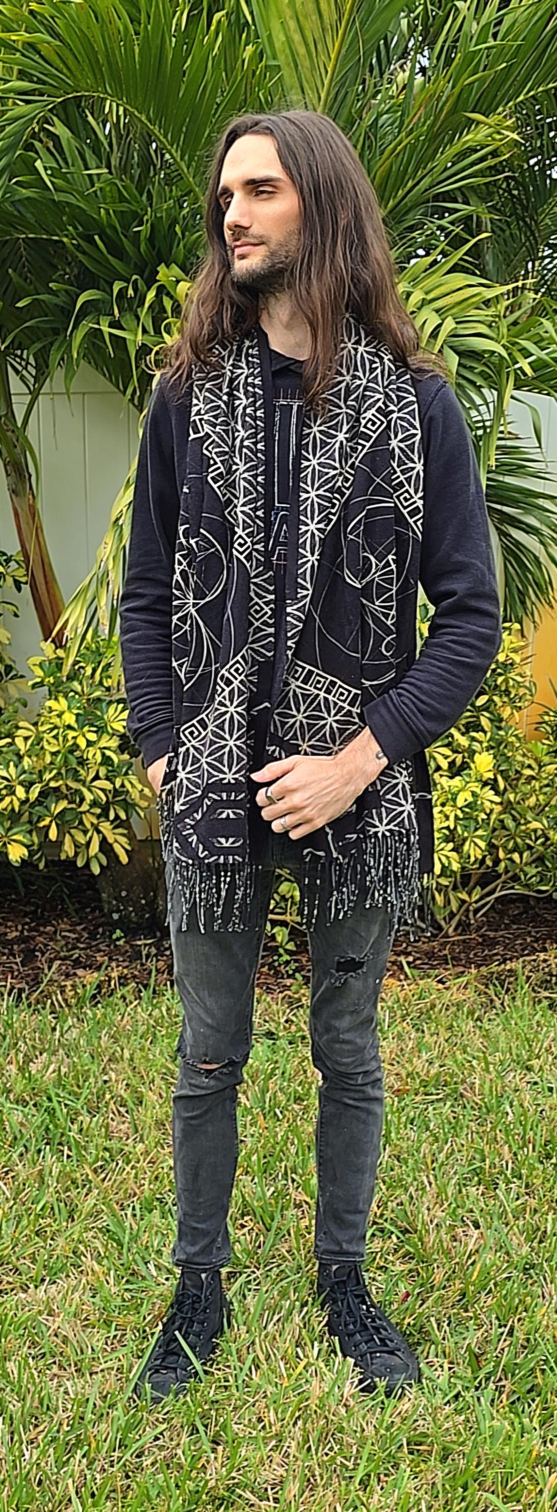 Eternal Legacy Rave Pashmina - Festival Shawl - by PLURfect Studios