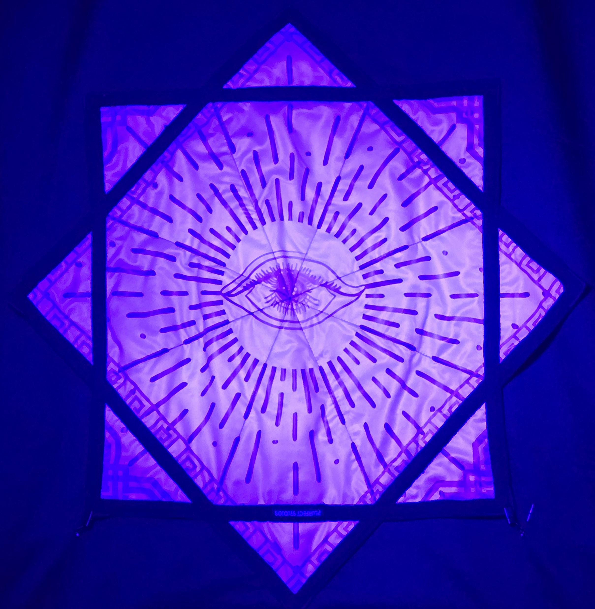 Eternal Legacy Flow Star -  Non UV Reactive | Double-Sided | Zig-Zag Stitch - by PLURfect Studios