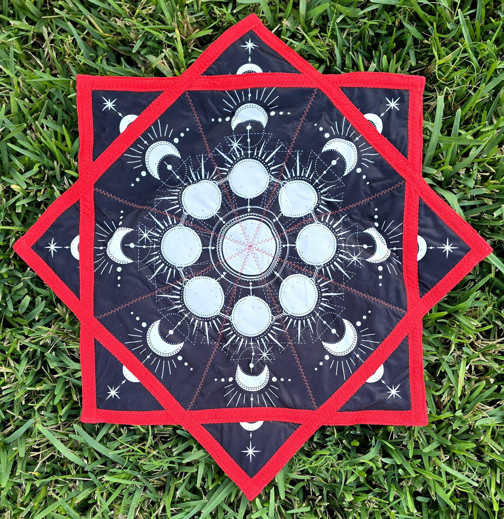 Flowstar - Fractal Paisley - UV Reactive | Double-Sided | Zig-Zag Stitch - by PLURfect Studios