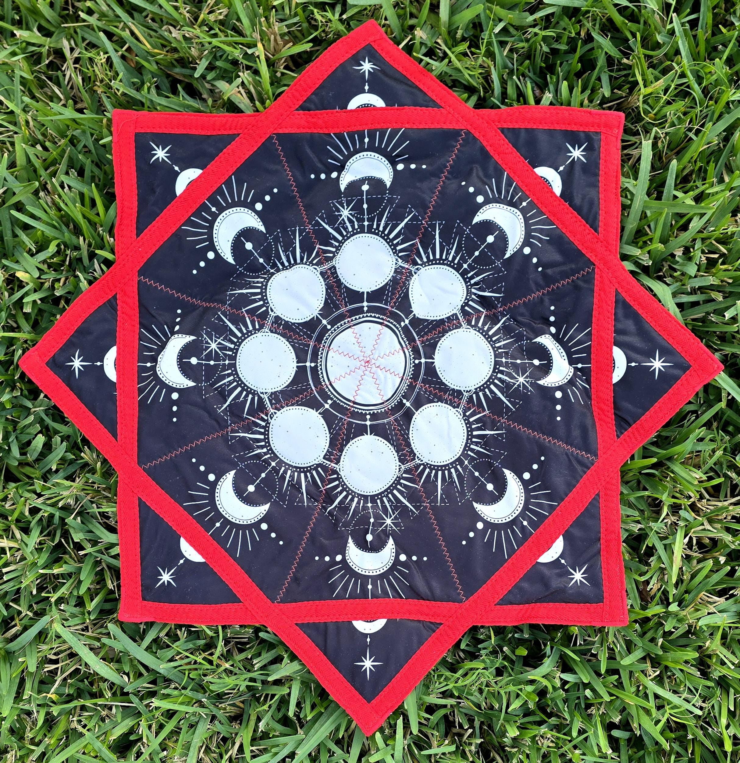 Flowstar - Fractal Paisley - UV Reactive | Double-Sided | Zig-Zag Stitch - by PLURfect Studios