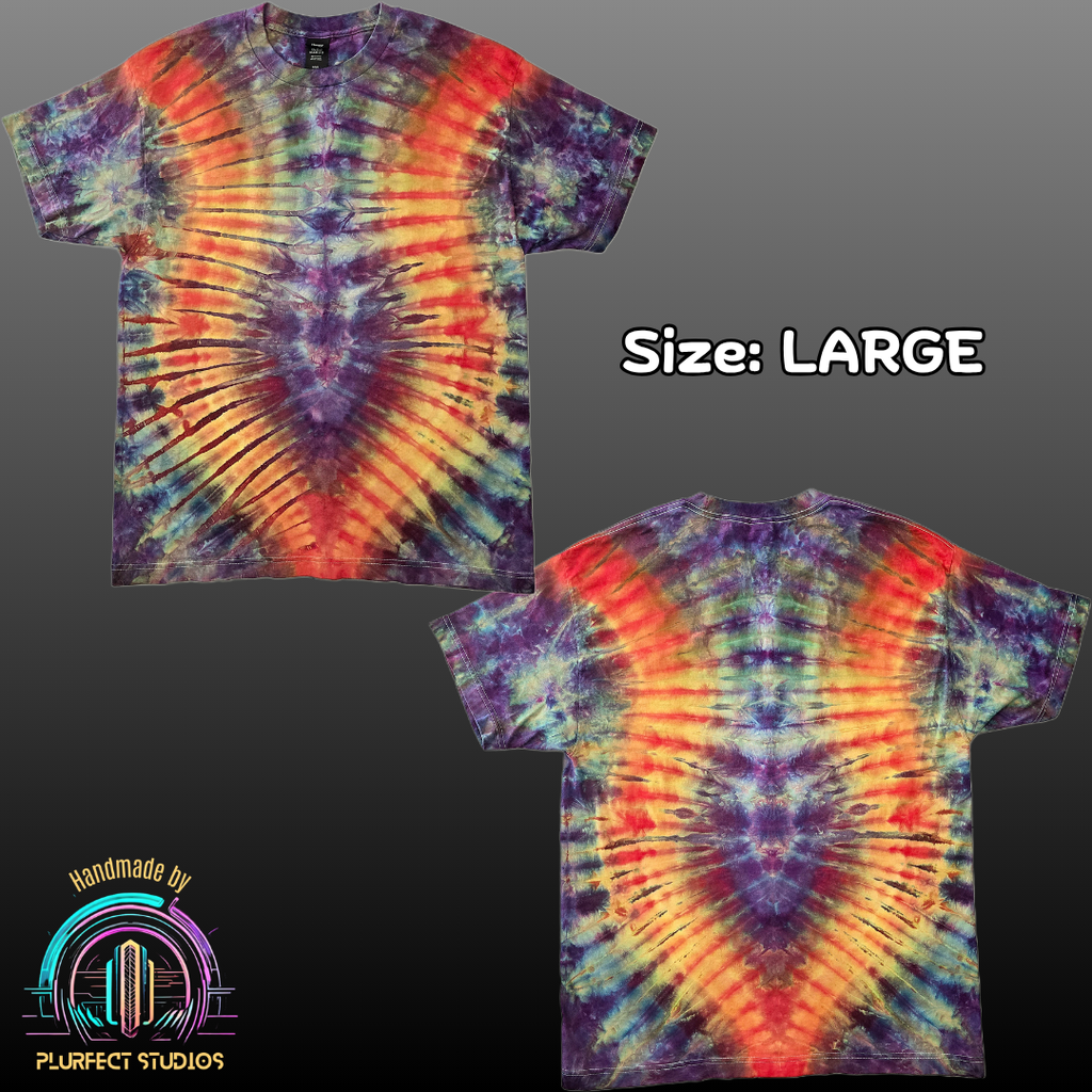 Split Spectrum Tie Dye T-Shirt