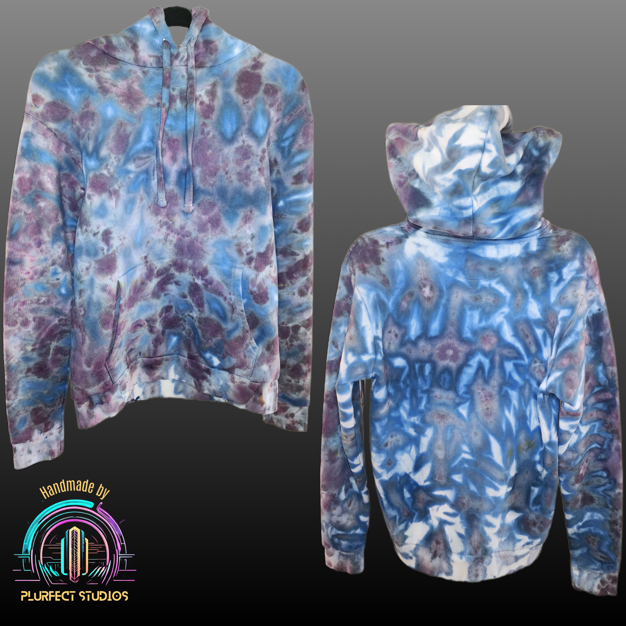 Lightning in a Bottle Scrunch Tie Dye Hoodie