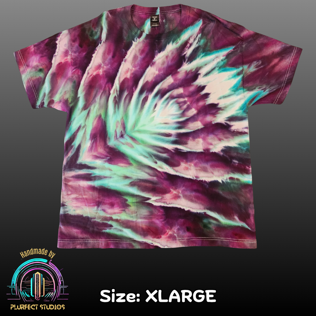 Peacock Feather Tie Dye T-Shirt
