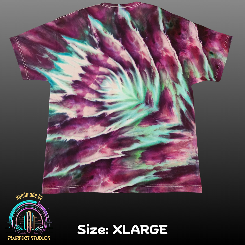 Peacock Feather Tie Dye T-Shirt