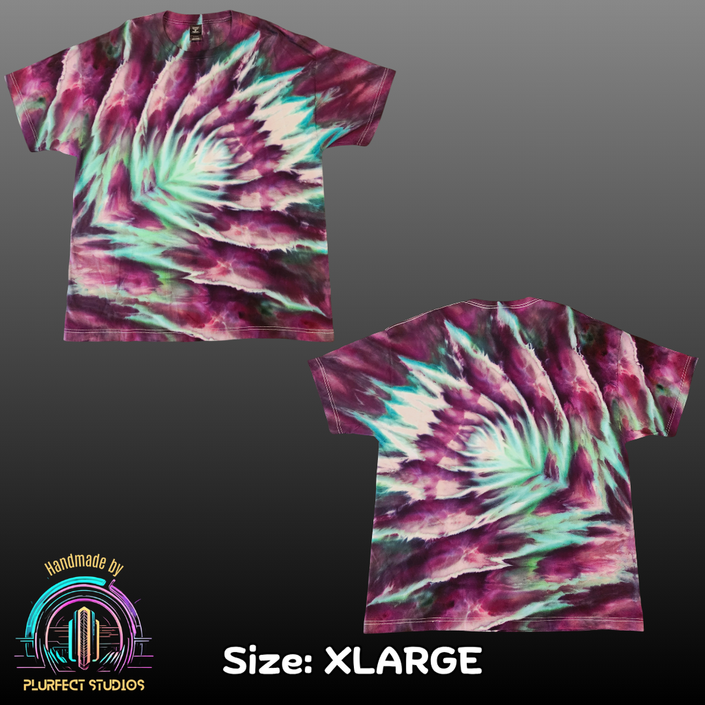 Peacock Feather Tie Dye T-Shirt