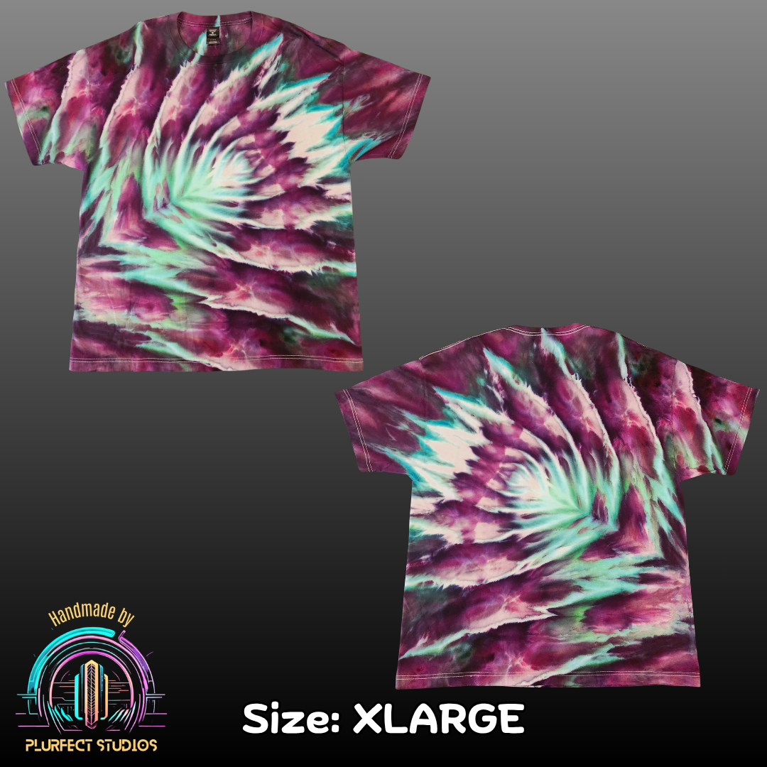 Peacock Feather Tie Dye T-Shirt