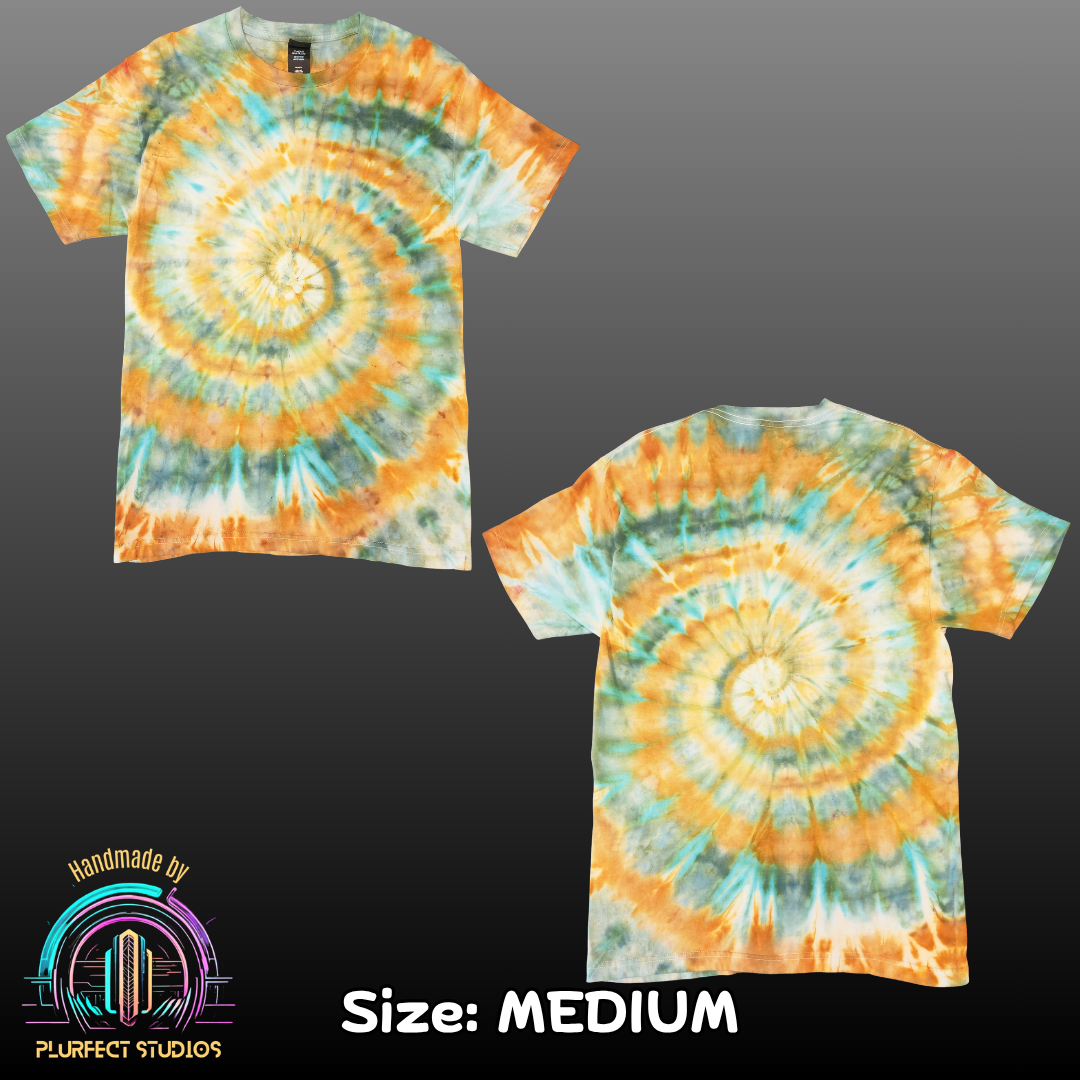 Amber Waves Spiral Tie Dye T-Shirt