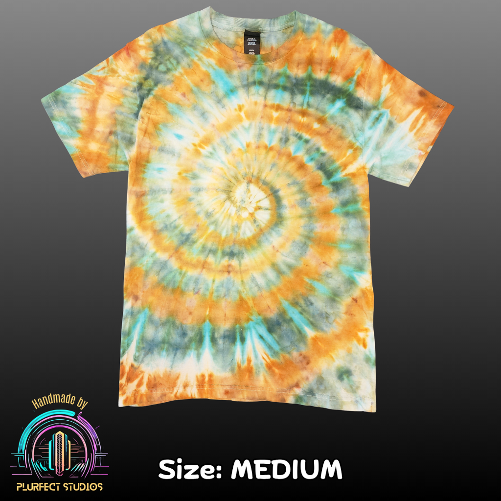 Amber Waves Spiral Tie Dye T-Shirt