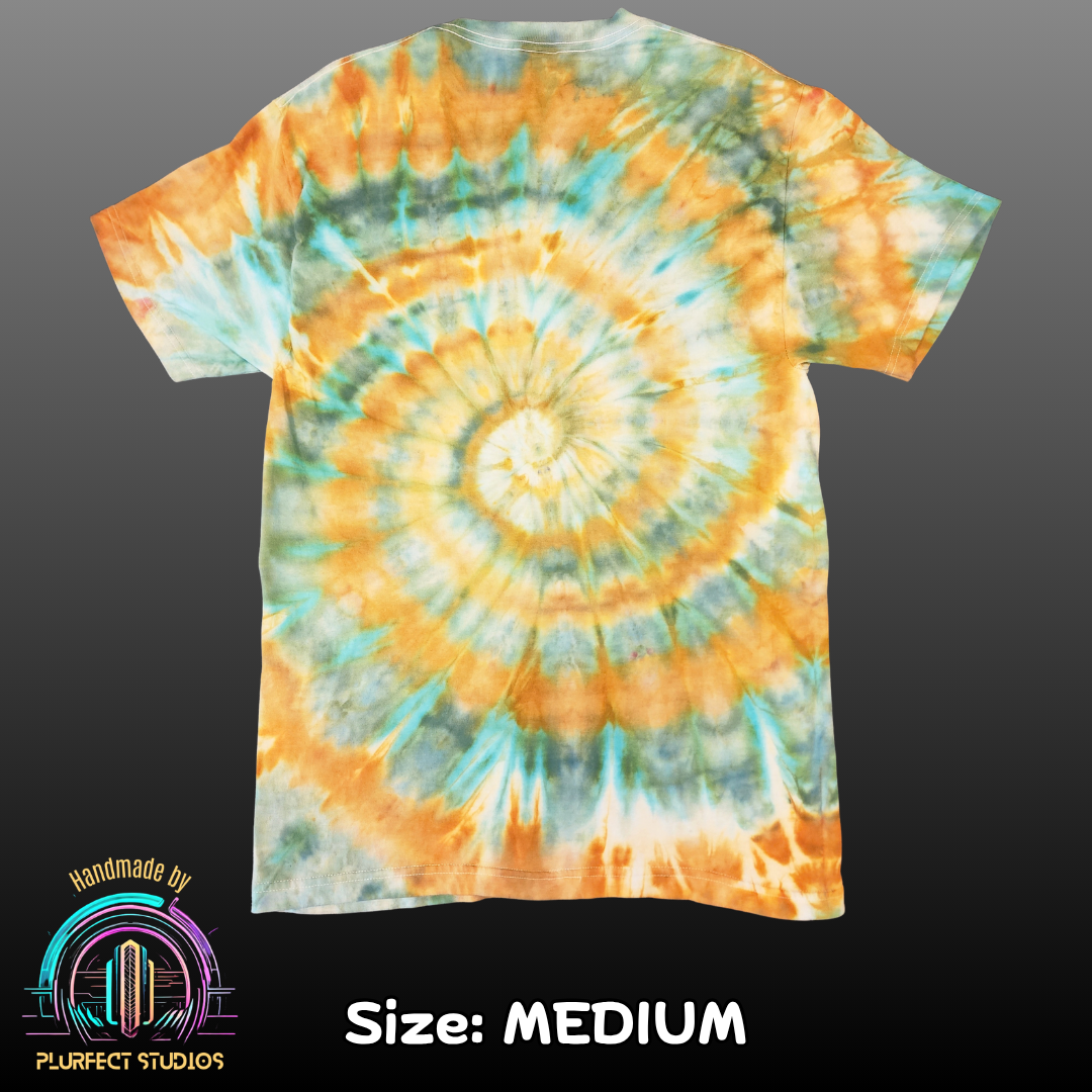 Amber Waves Spiral Tie Dye T-Shirt