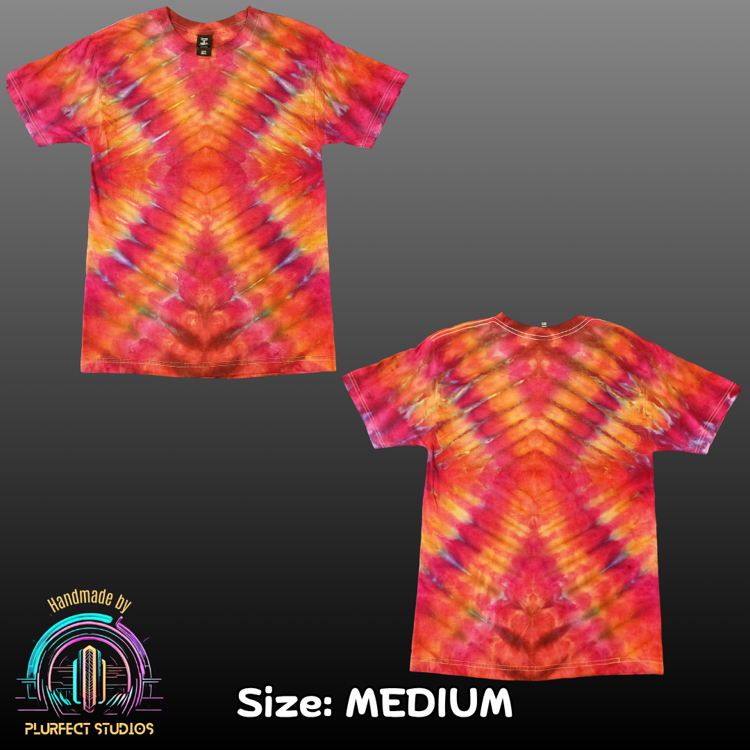X Pattern Tie Dye T-Shirt