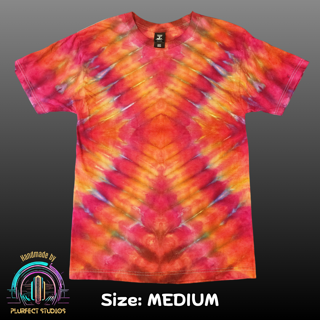 X Pattern Tie Dye T-Shirt