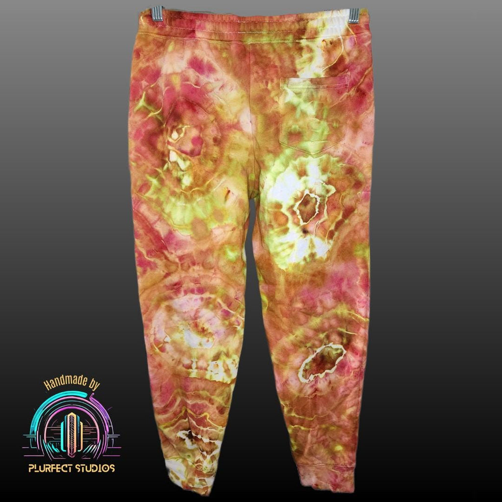 Yellow Agate Geode Tie Dye Hoodie & Sweatpants Set
